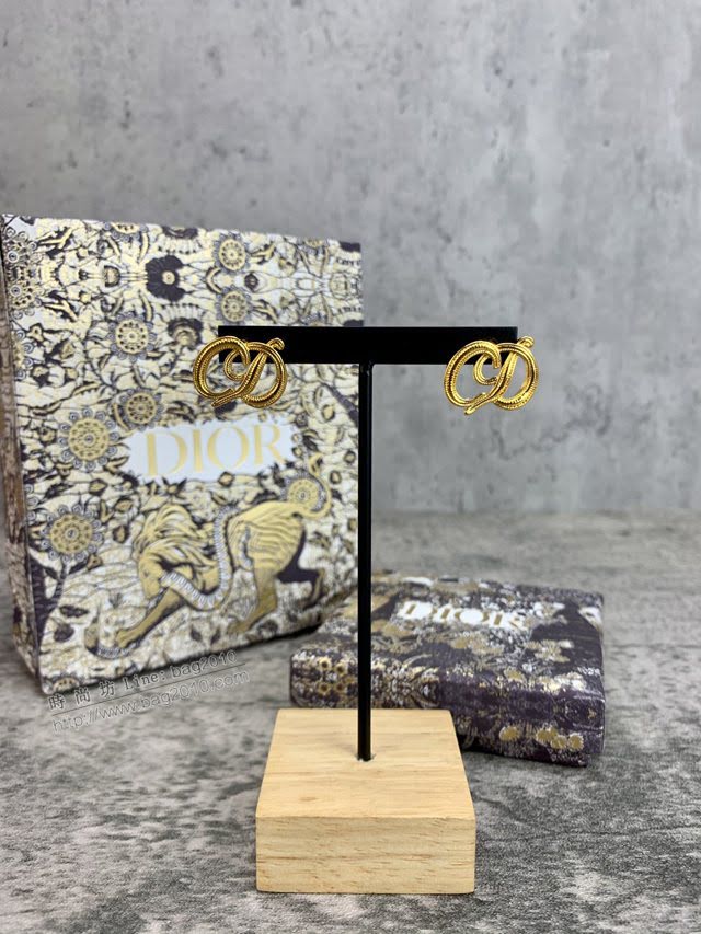 Dior飾品 迪奧經典熱銷款中古耳釘耳環  zgd1299